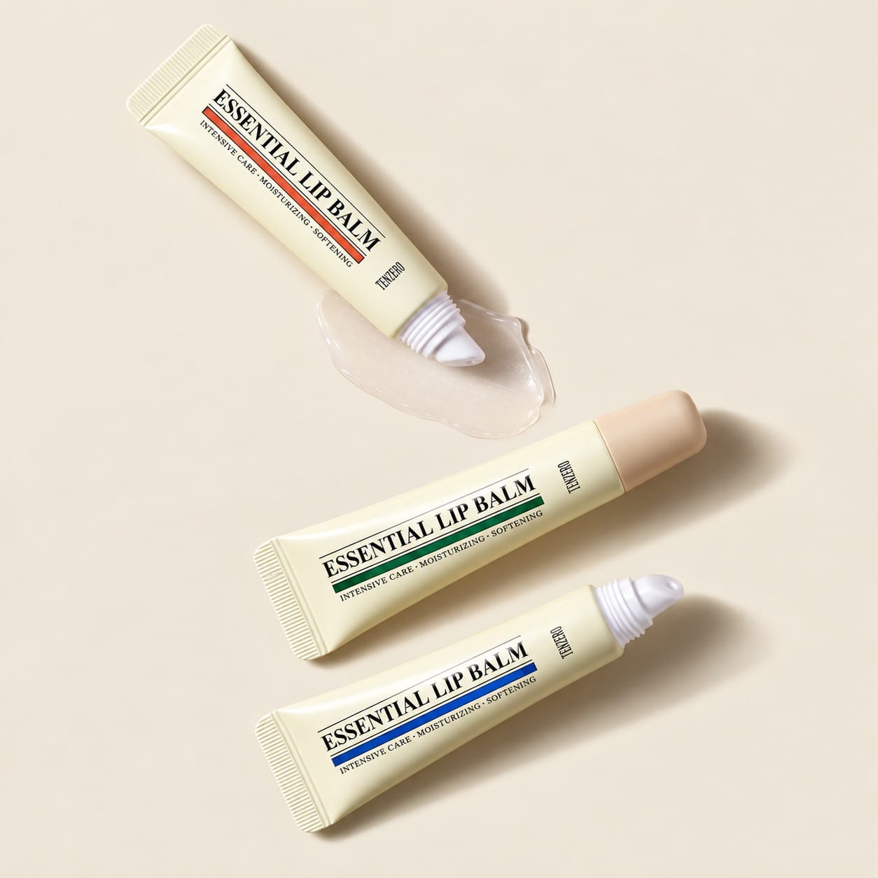 Увлажняющий, питательный бальзам для губ Tenzero Essential Lip Balm Blue Collagen, 9 г - фото 5