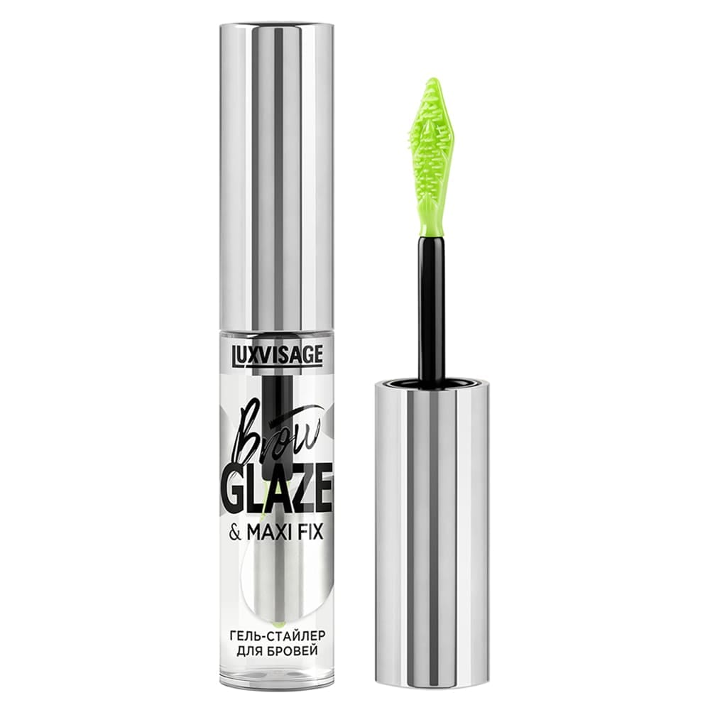 Гель-стайлер для бровей Luxvisage Brow Glaze & Maxi Fix, 6 г
