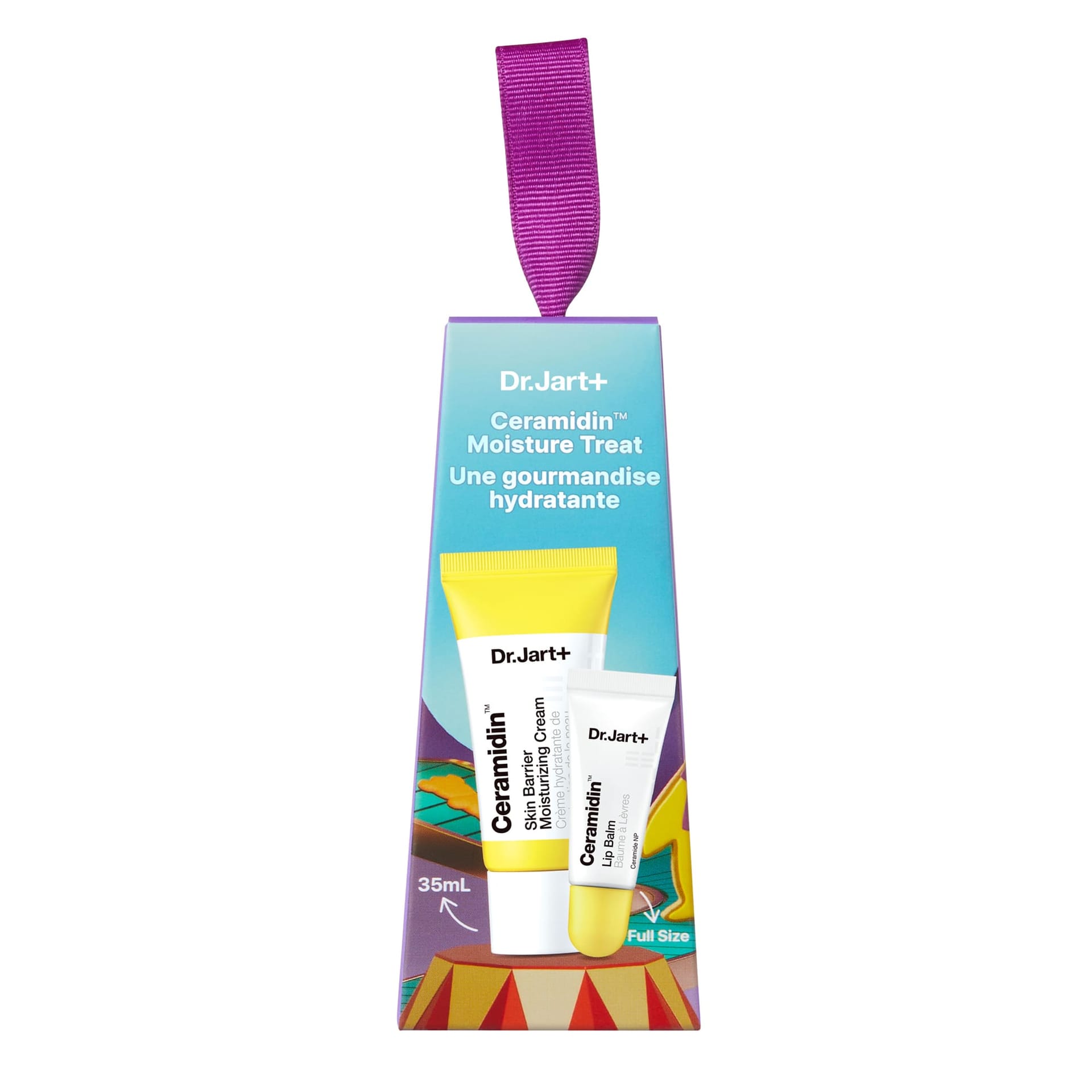 Набор косметический (Увлажняющий и питательный крем для лица Ceramidin Skin Barrier Moisturizing Cream 35 мл+Бальзам для губ Ceramidin Lip Balm 7 мл) - фото 2