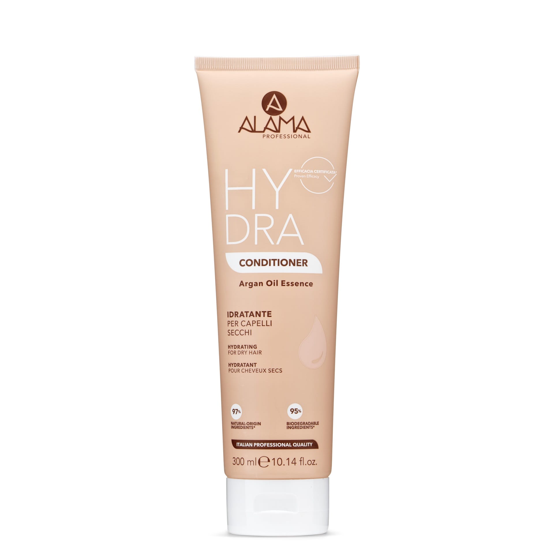 Набор (Шампунь увлажняющий Alama Hydra Shampoo, 300 мл+Кондиционер для волос увлажняющий Alama Hydra Conditioner, 300 мл+Масло для волос увлажняющее Alama Hydra Elisir Oil, 50 мл) - фото 3