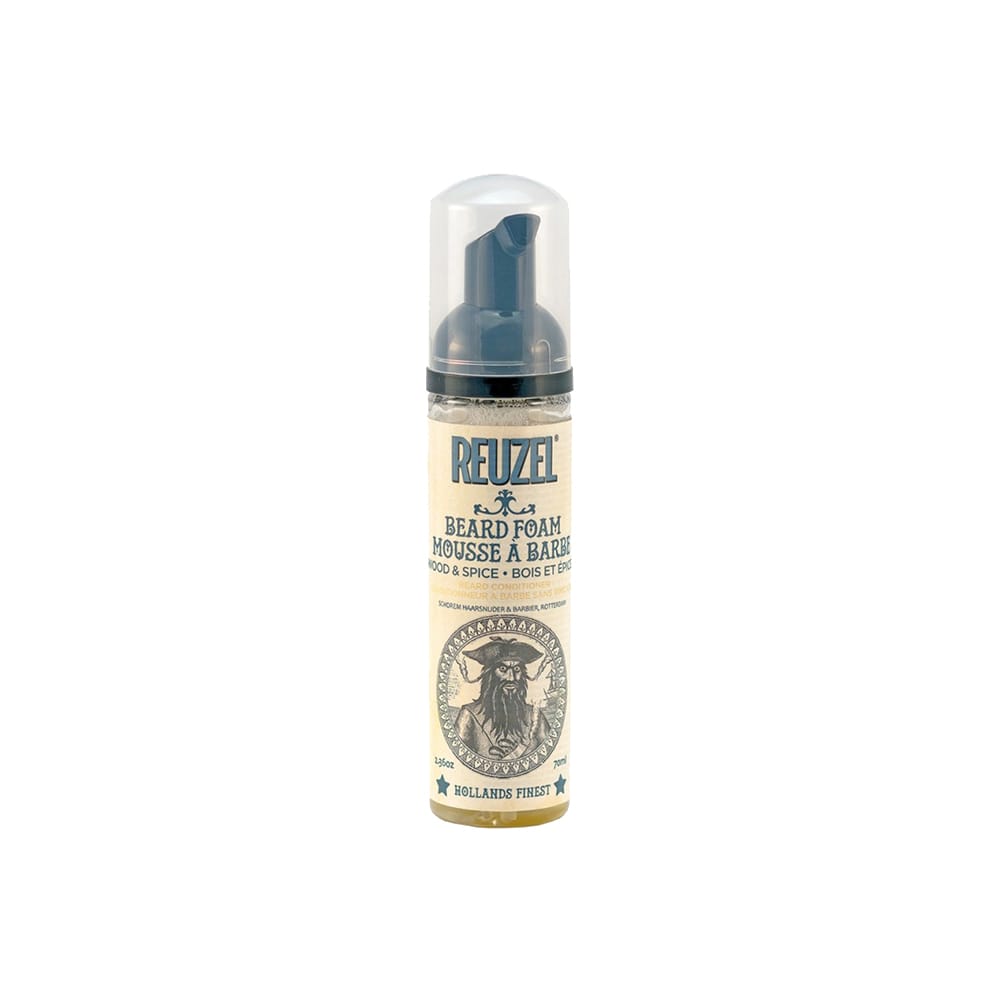 Несмываемая пена для бороды Reuzel Wood & Spice Beard Foam 70 мл.