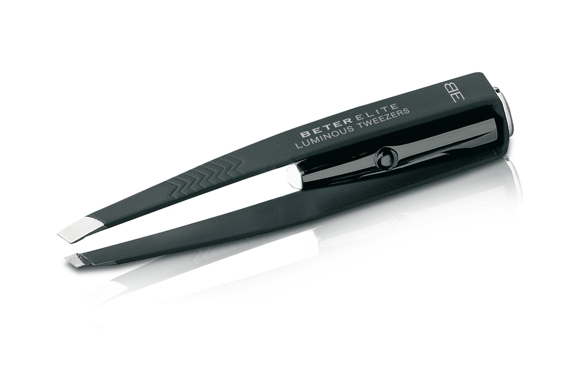 Пинцет для бровей с фонариком Slanted Tip Tweezers with Light