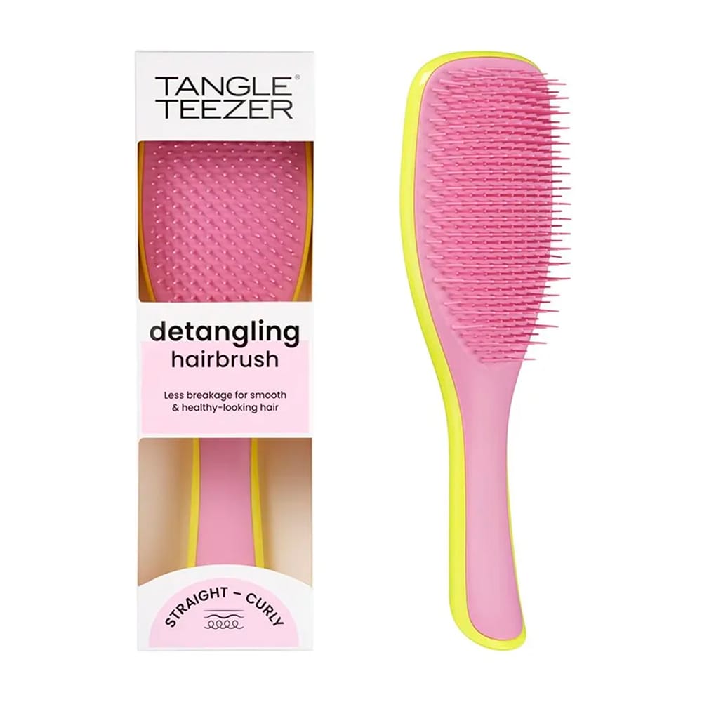Расческа Tangle Teezer The Ultimate (Wet) Detangler Hyper Yellow Rosebud - фото 2