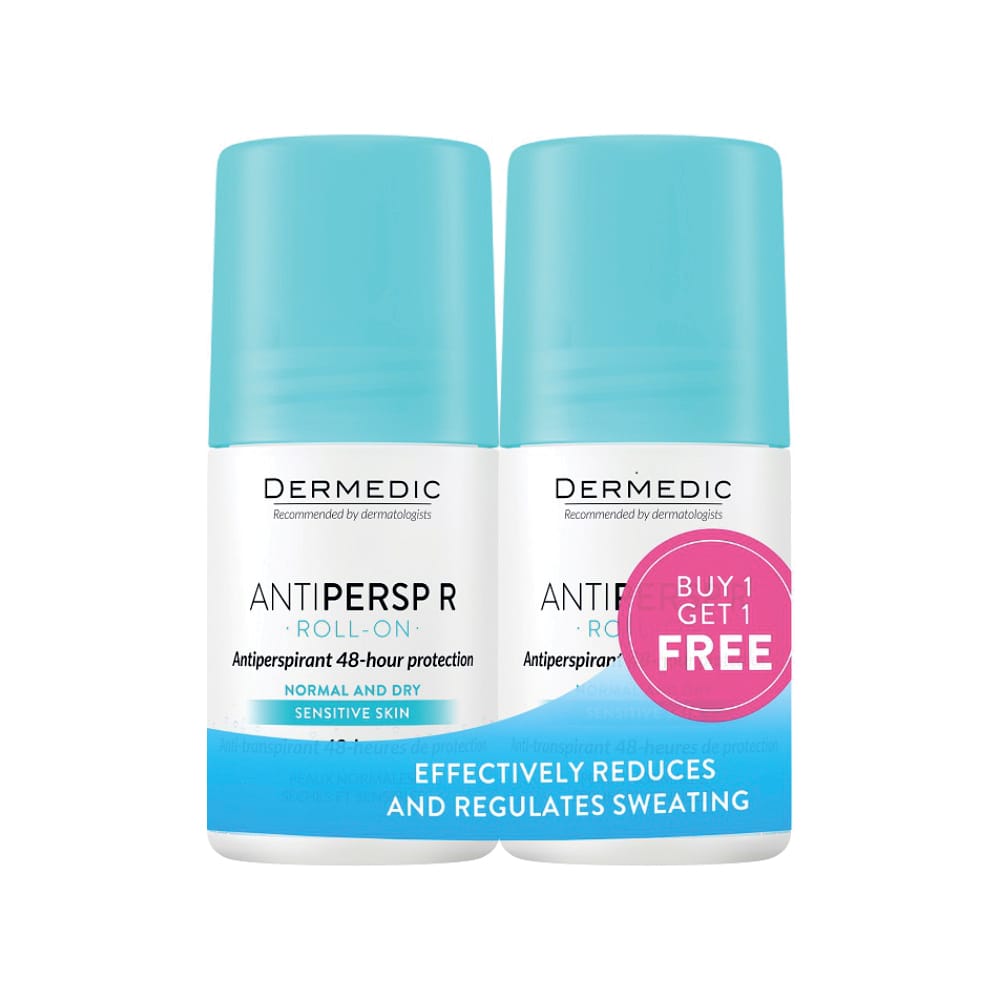 Набор 1+1 роликовый дезодорант-антиперспирант Dermedic Antipersp R Roll-On, 60 мл