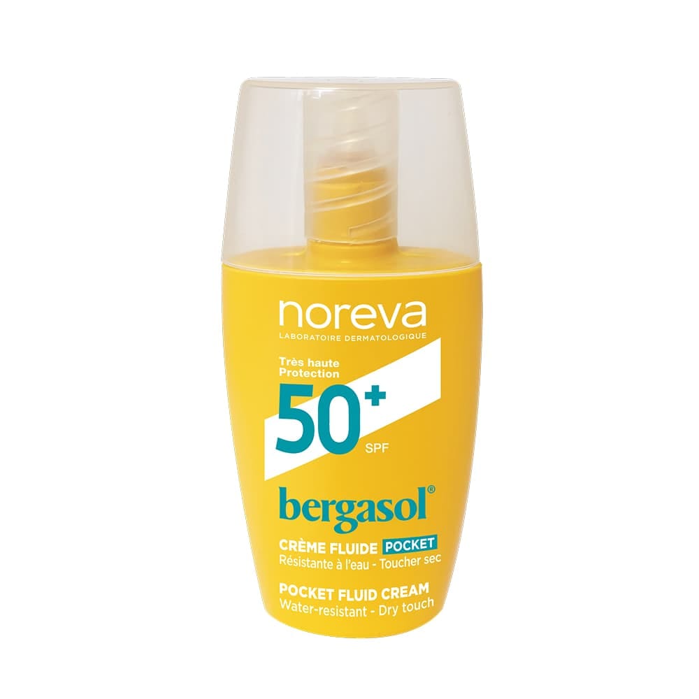 Noreva Бергасол Солнцезащитный крем-флюид Spf 50+, 30 мл