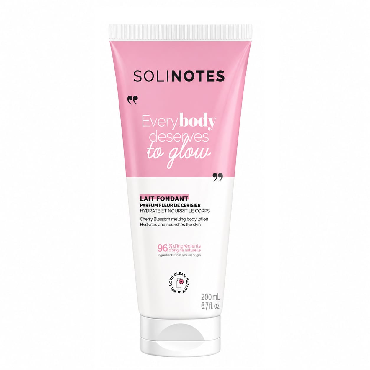 Лосьон для тела с ароматом розы Solinotes Rose Melting Body Lotion, 200 мл   