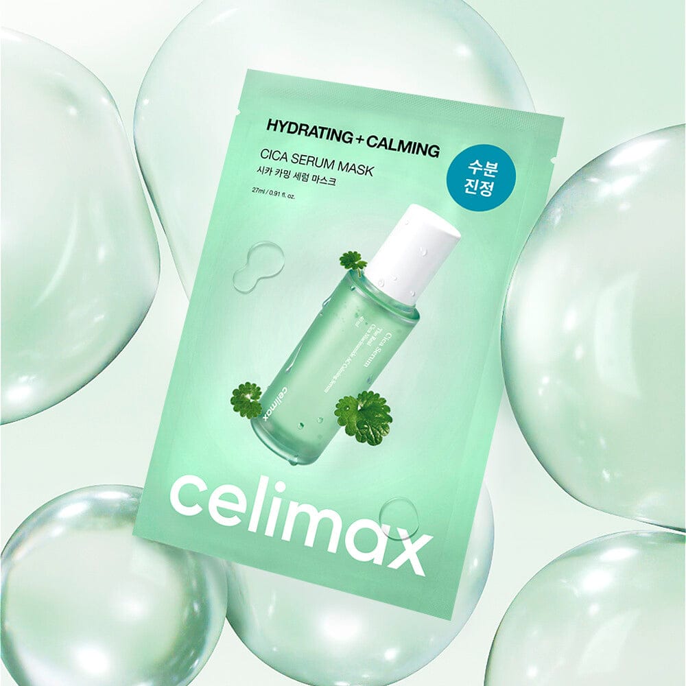 Успокаивающая тканевая маска с центеллой Celimax The Real Cica Calming Serum Mask, 27 мл - фото 3