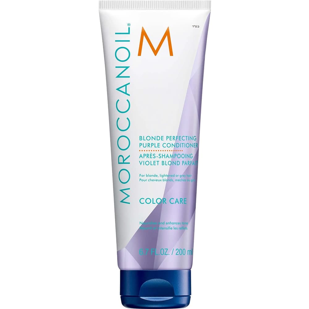 Moroccanoil Тонирующий кондиционер с фиолетовым пигментом Blonde Perfecting Purple Conditioner