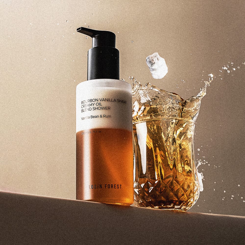 Масло для душа двухфазное питательное  Bourbon Vanilla Shaw Creamy Oil Blend Shower, 200 мл - фото 3