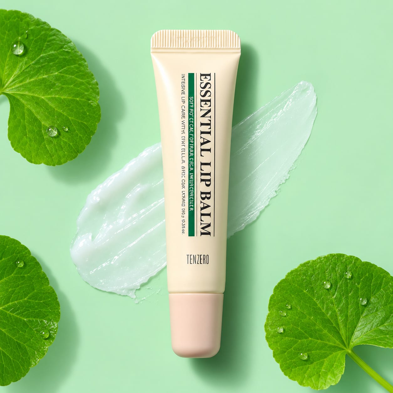 Увлажняющий, питательный бальзам для губ Tenzero Essential Lip Balm Green Cica, 9 г - фото 3