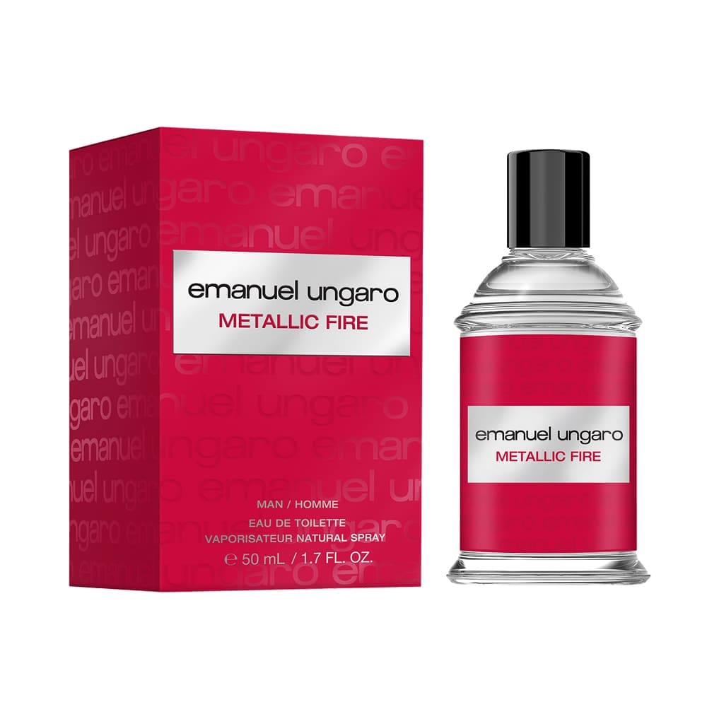 Туалетная вода мужская Emanuel Ungaro METALLIC FIRE, 50 мл - фото 2