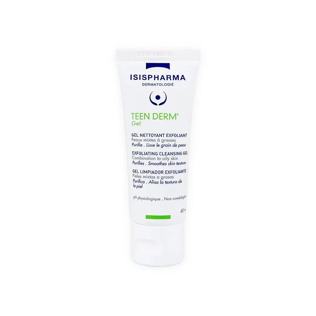 Гель очищающий отшелушивающий для комбинированной и жирной кожи Teen Derm Gel