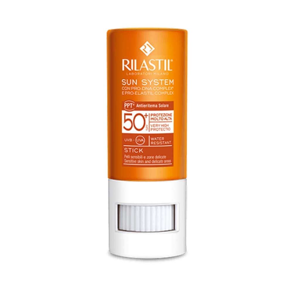 Rilastil Sun System Прозрачный стик для чувствительных зон SPF50+, 8,5 мл